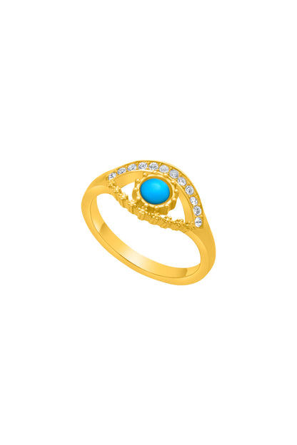 Milos Evil Eye Ring &amp; Bracelet Gift Set