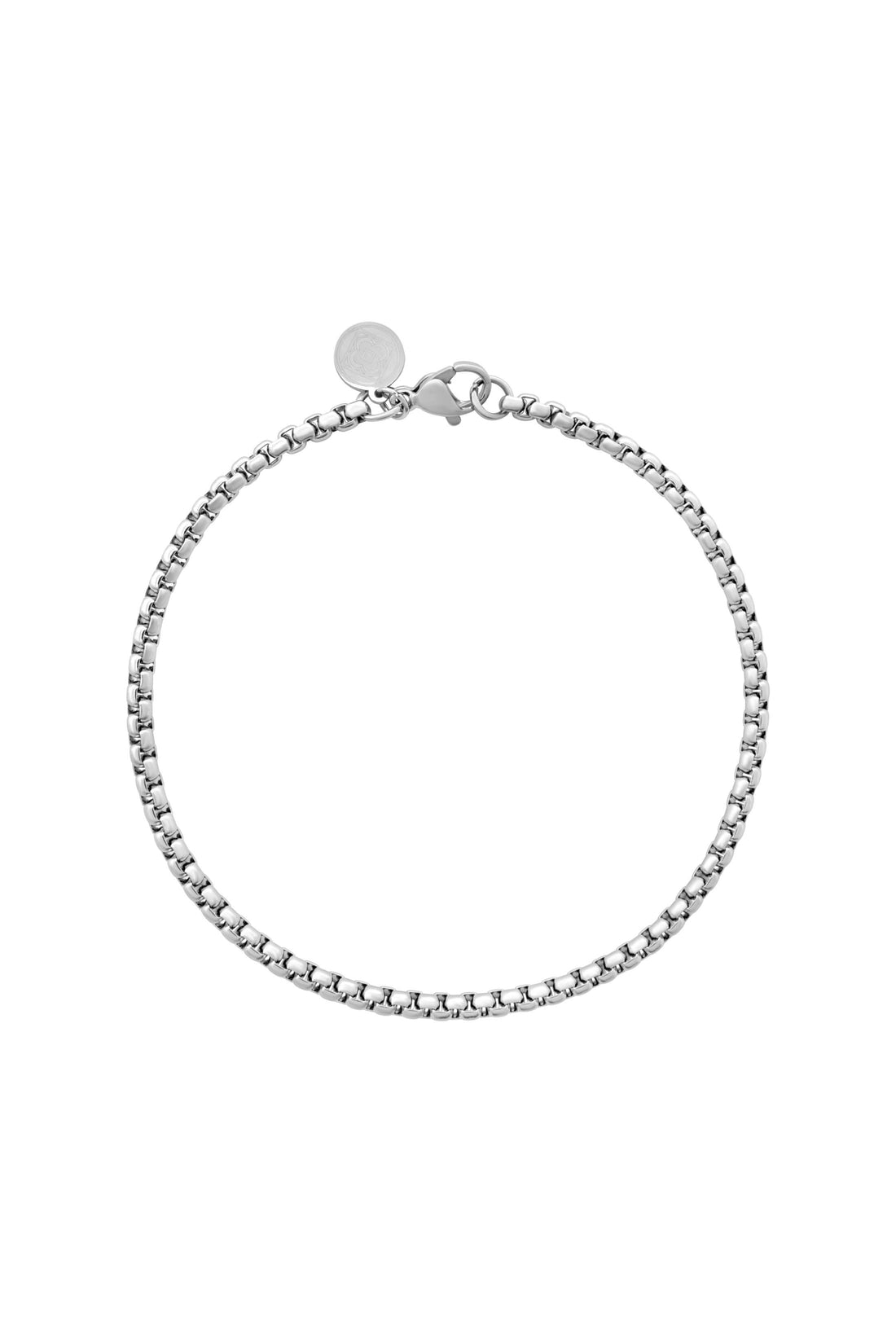 Silver Box Chain Bracelet