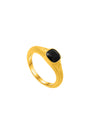 Black Zirconia Accent Ring