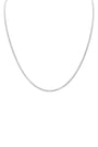 Silver Box Chain Necklace