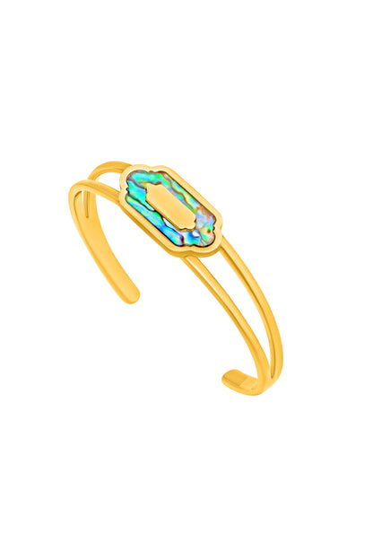 Blue Lagoon Abalone Ring &amp; Bangle Gift Set