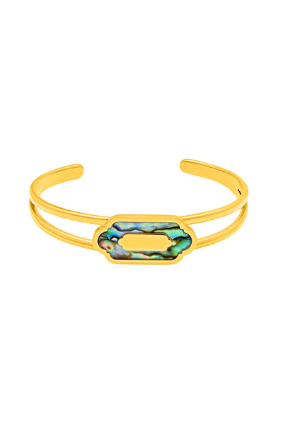 Blue Lagoon Abalone Ring &amp; Bangle Gift Set