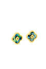 Blue Lagoon Abalone Stud Earring Set