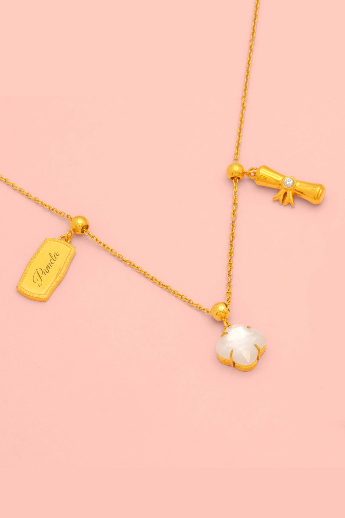 Graduation Toggle Charm Necklace Gift Set