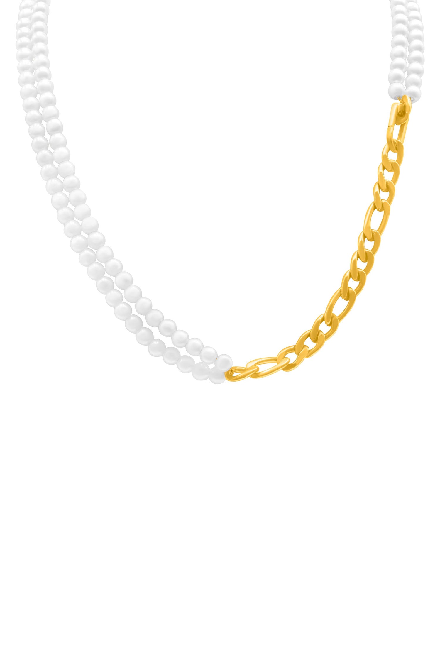 Linked in Pearls Necklace