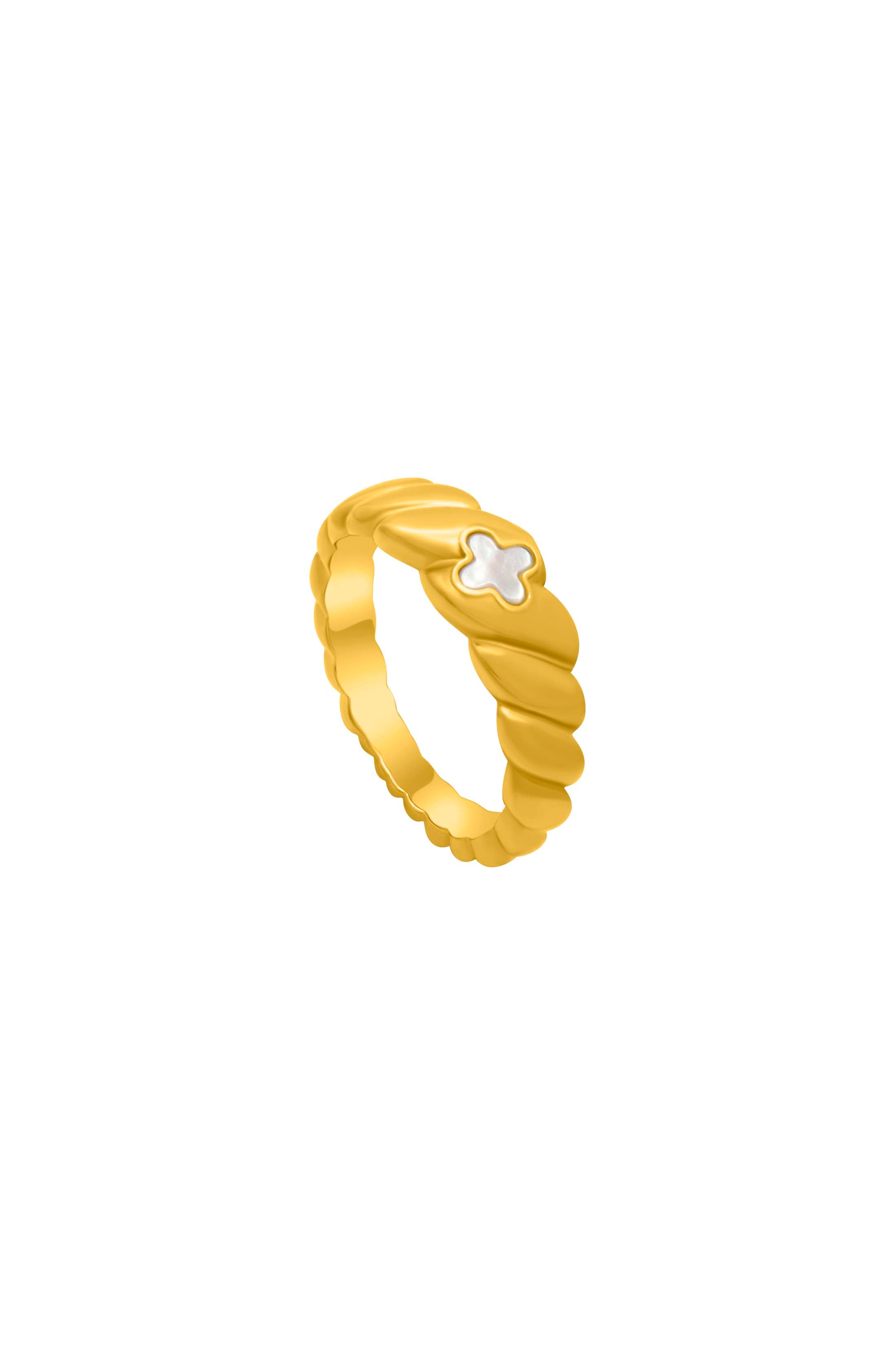 Ivory Croissant Ring