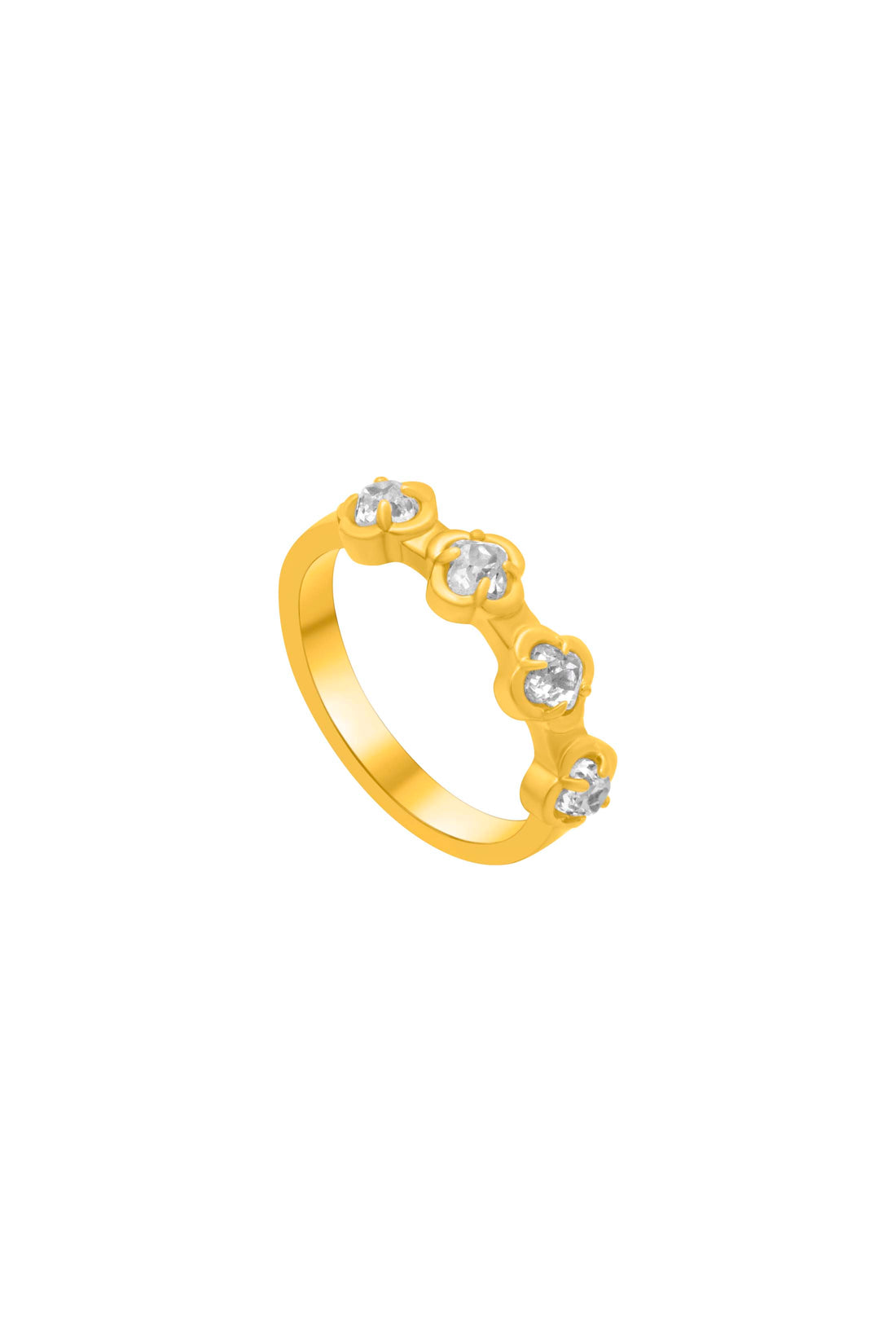 Zirconia Studded Ring