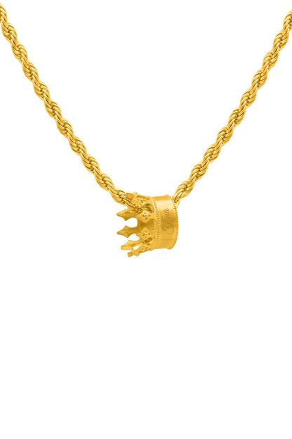 Crown Ring Engravable Pendant