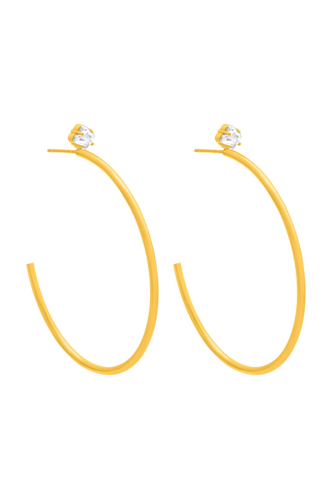 Brillantina Open Statement Hoop Stud Earring Set