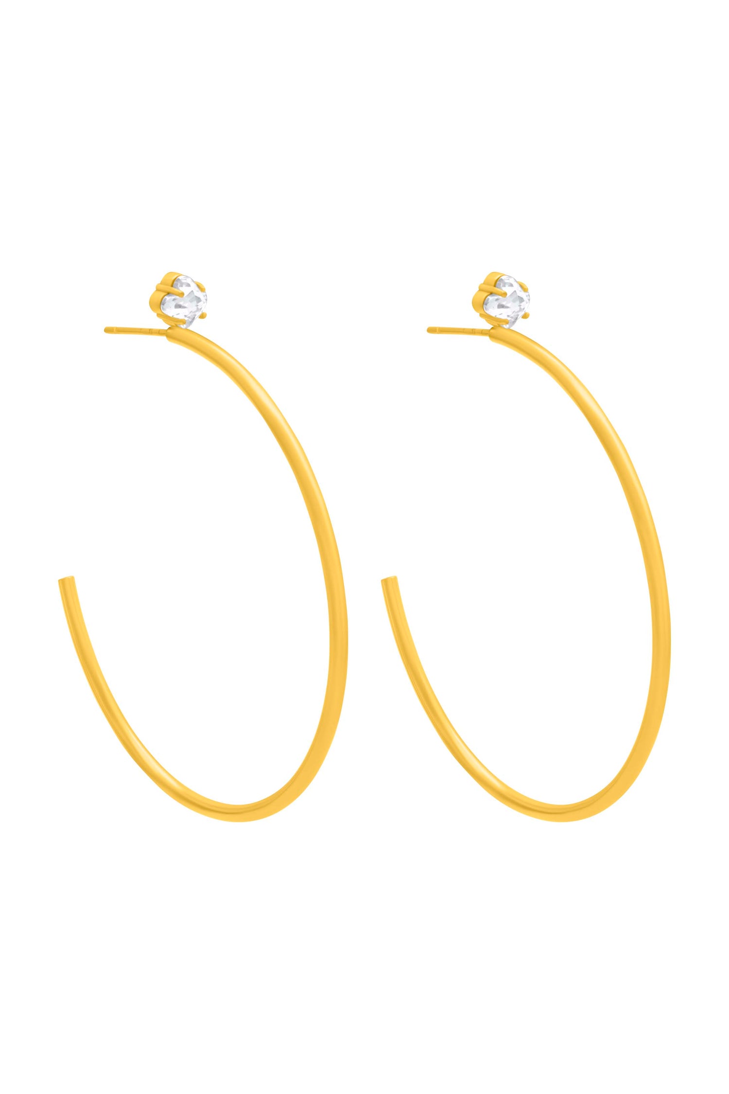 Brillantina Open Statement Hoop Stud Earring Set