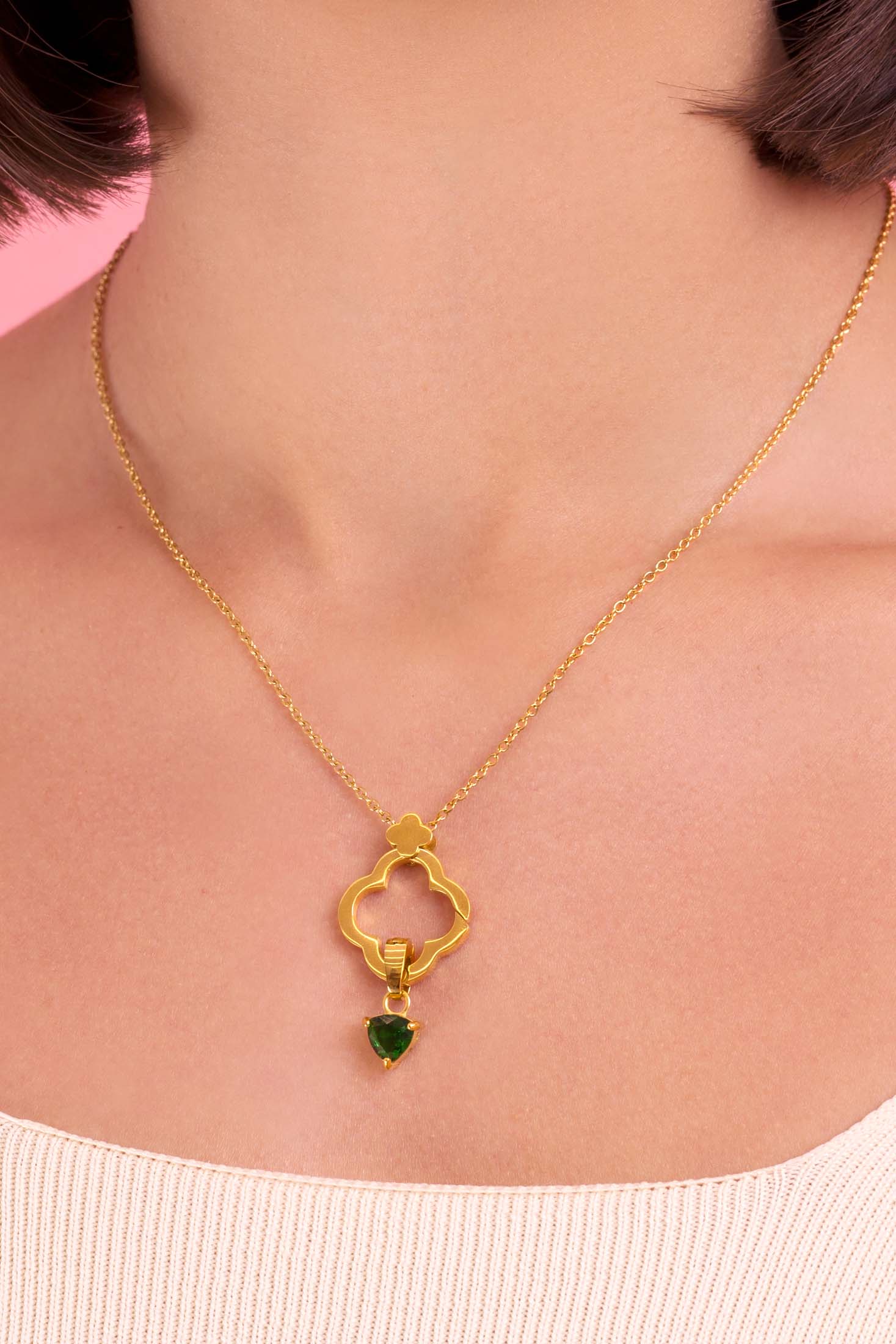 Carisma Logo Stackable Charm Necklace