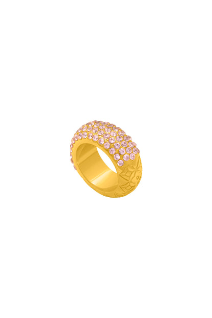 Blush Pavé Patterned Bangle &amp; Ring Gift Set