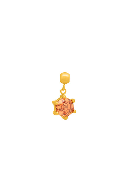 Numbers &amp; Birthstone Toggle Charm Necklace Gift Set