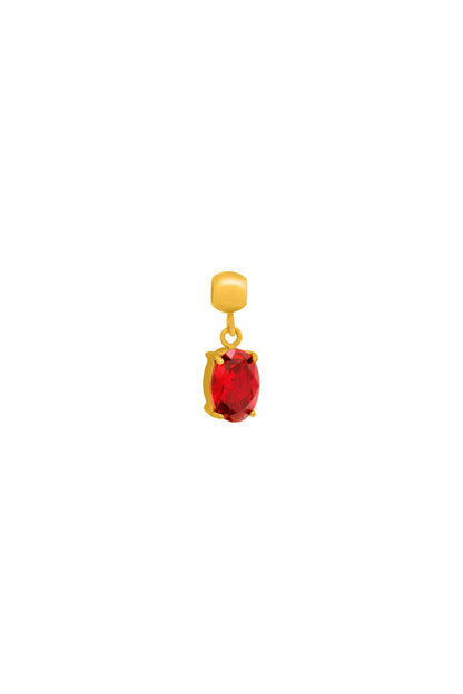 Numbers &amp; Birthstone Toggle Charm Necklace Gift Set