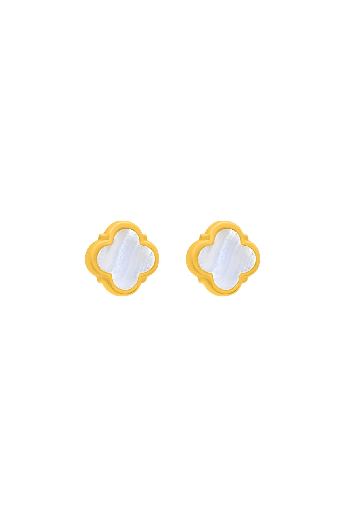 Lace Agate Stone Stud Earring Set