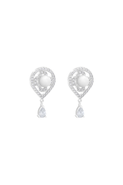 Crystal Perla Teardrop Earring Set