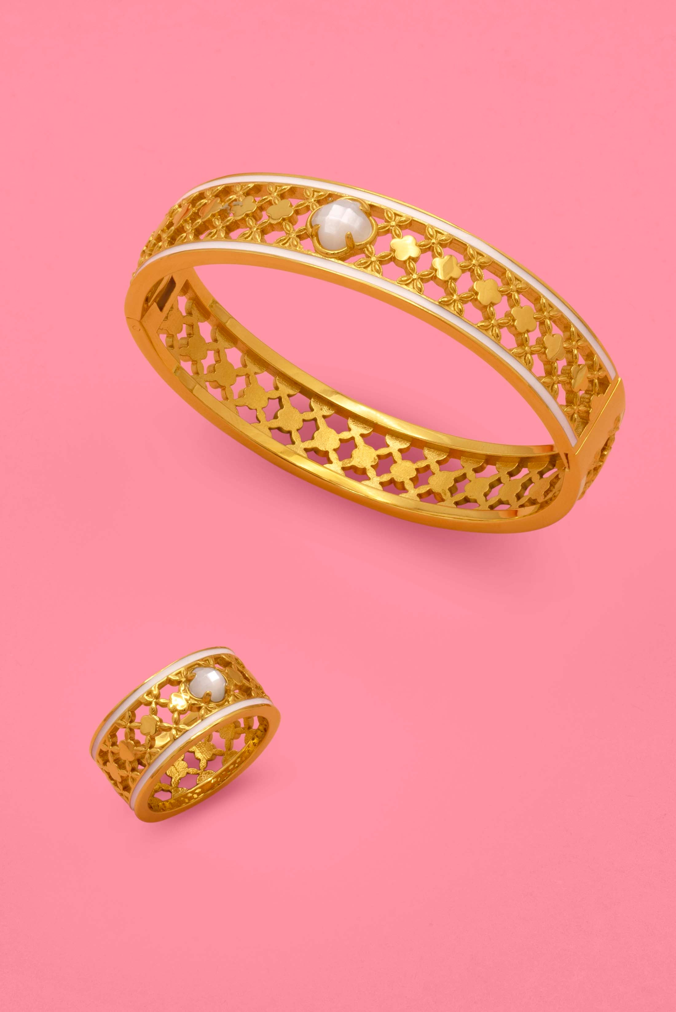Għarb Lace Ring &amp; Għarb Lace Bangle Gift Set