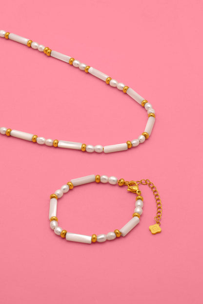 Ċombini Beaded Bracelet &amp; Necklace Gift Set