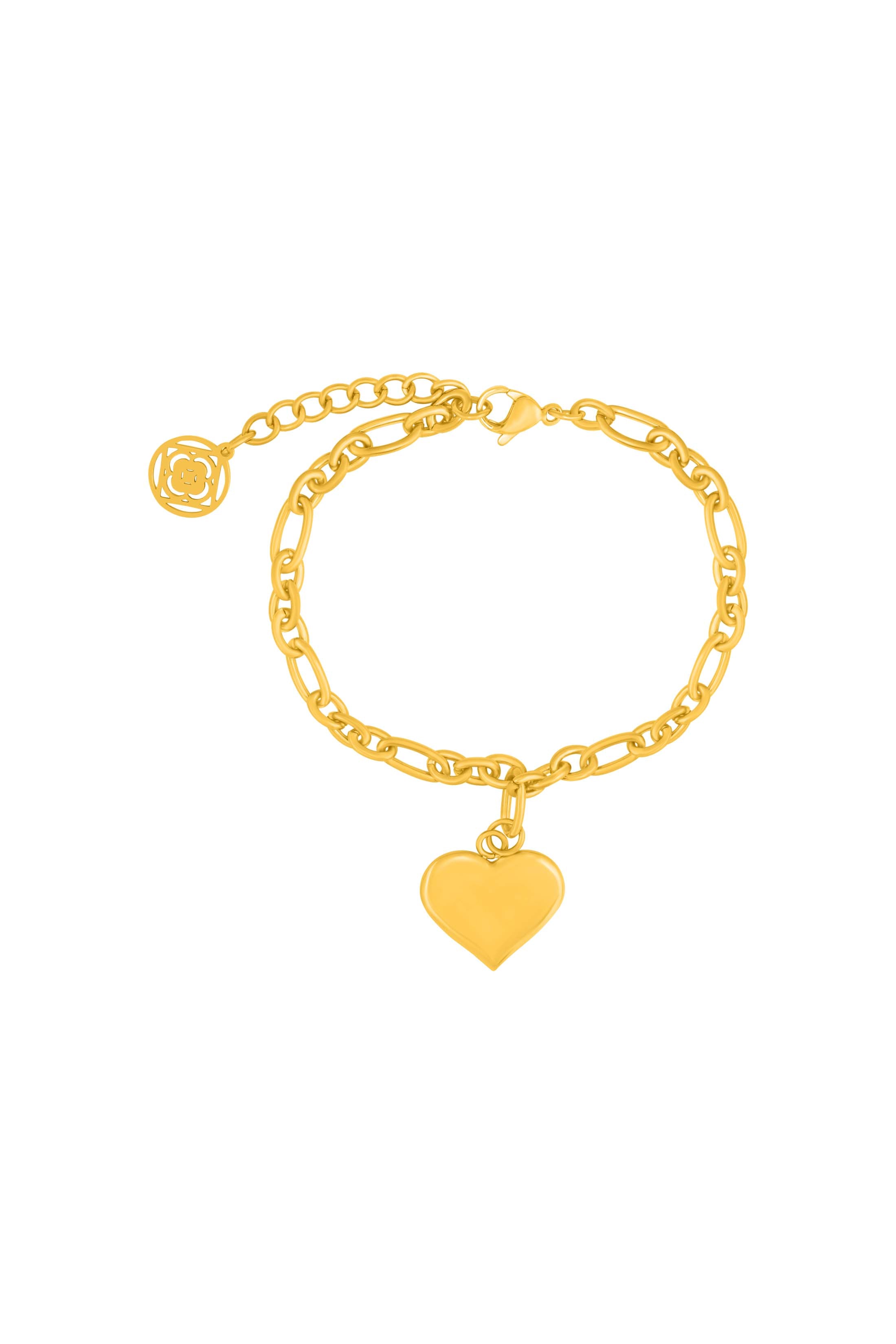 Engravable Heart of Gold Bracelet