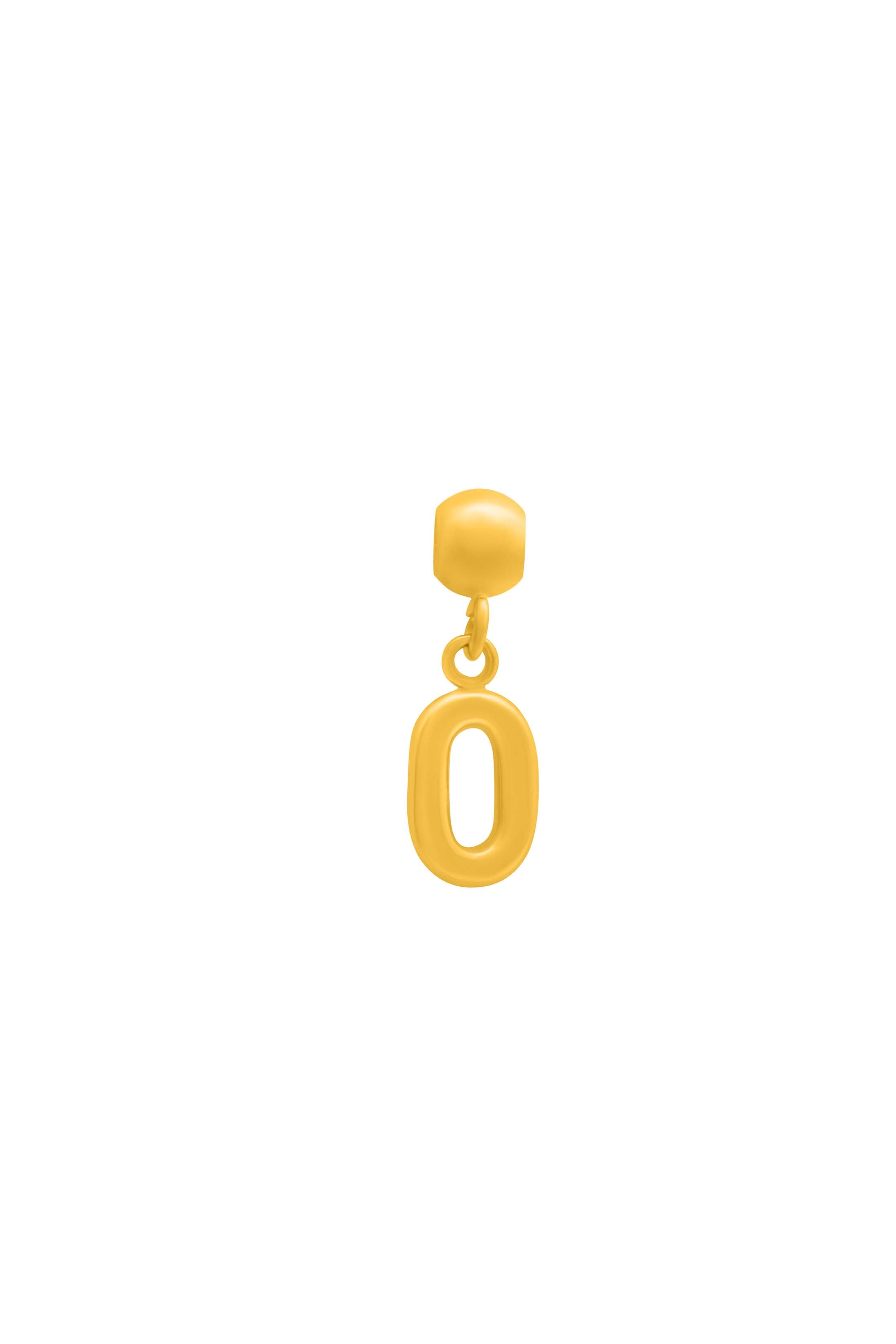 Number Toggle Charm Pendant