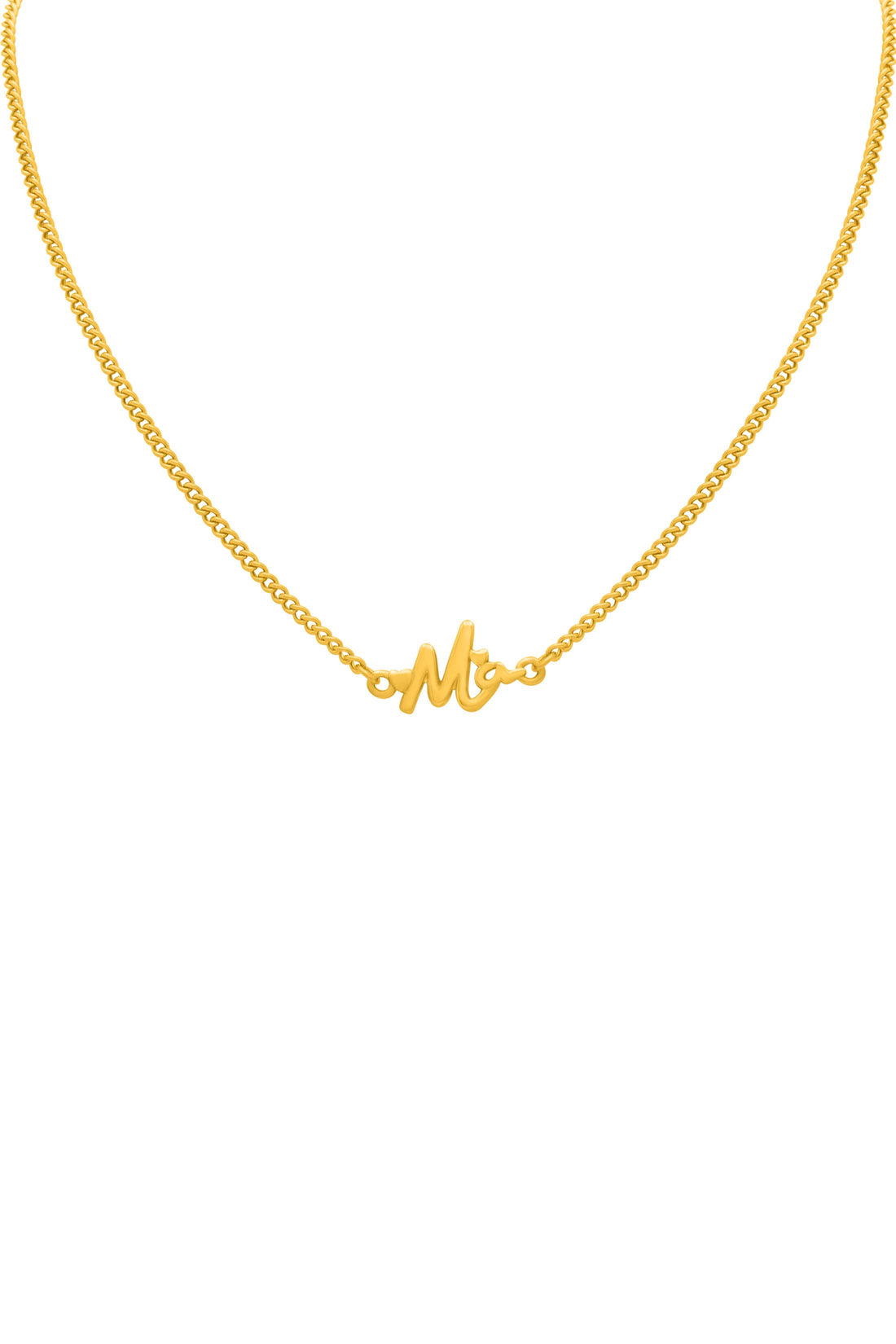 Ma Cursive Necklace