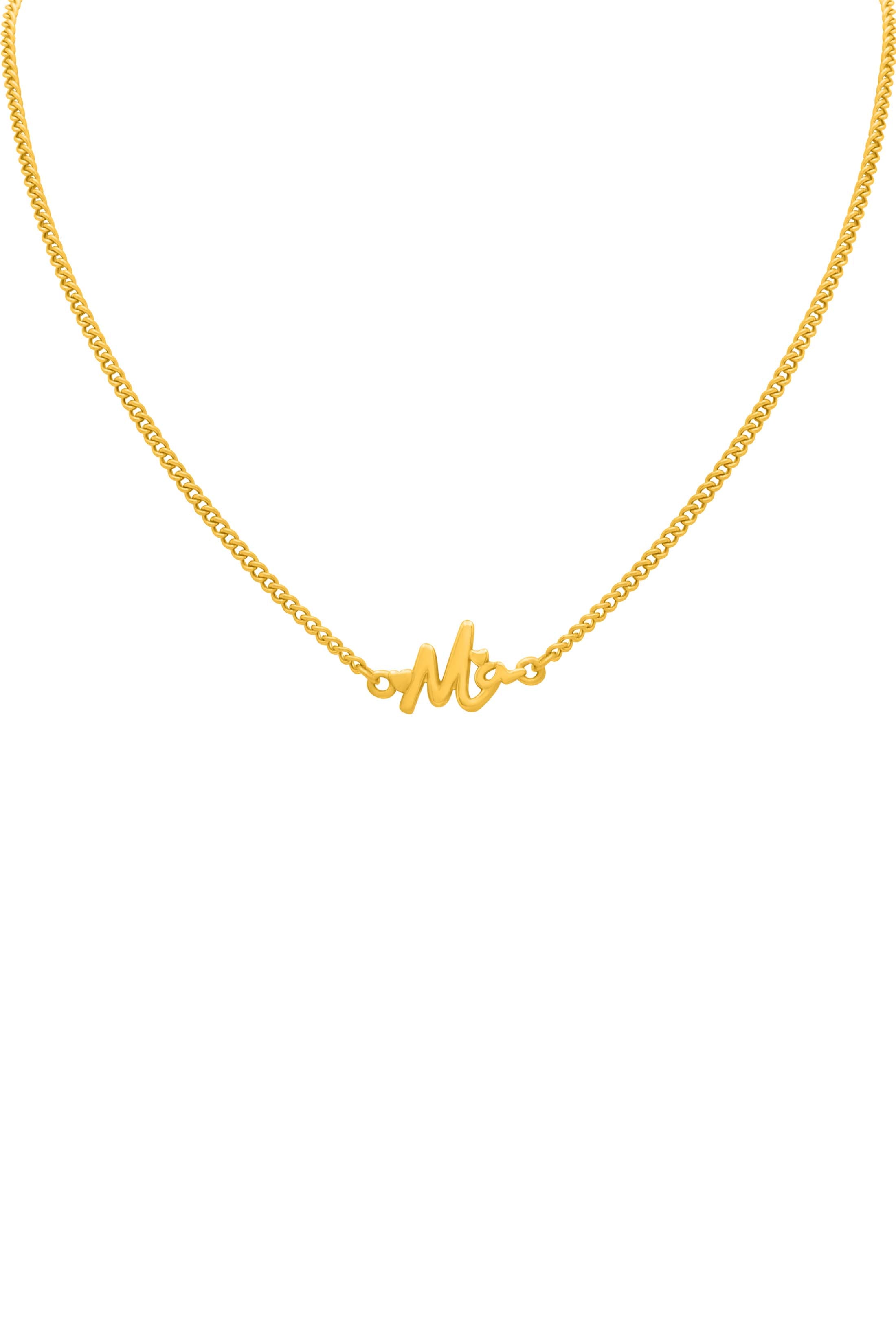 Ma Cursive Necklace