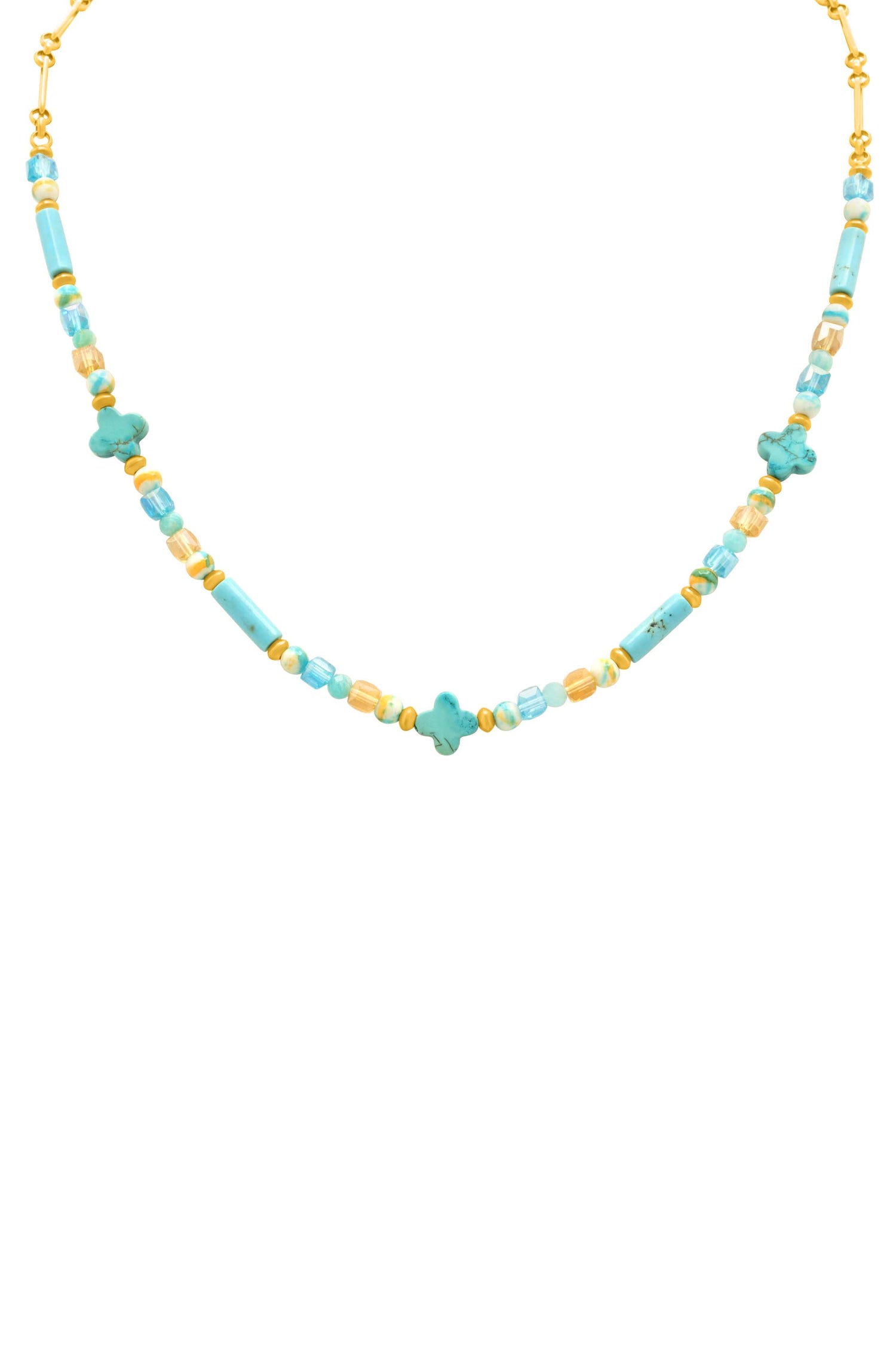 Turquoise Howlite Necklace