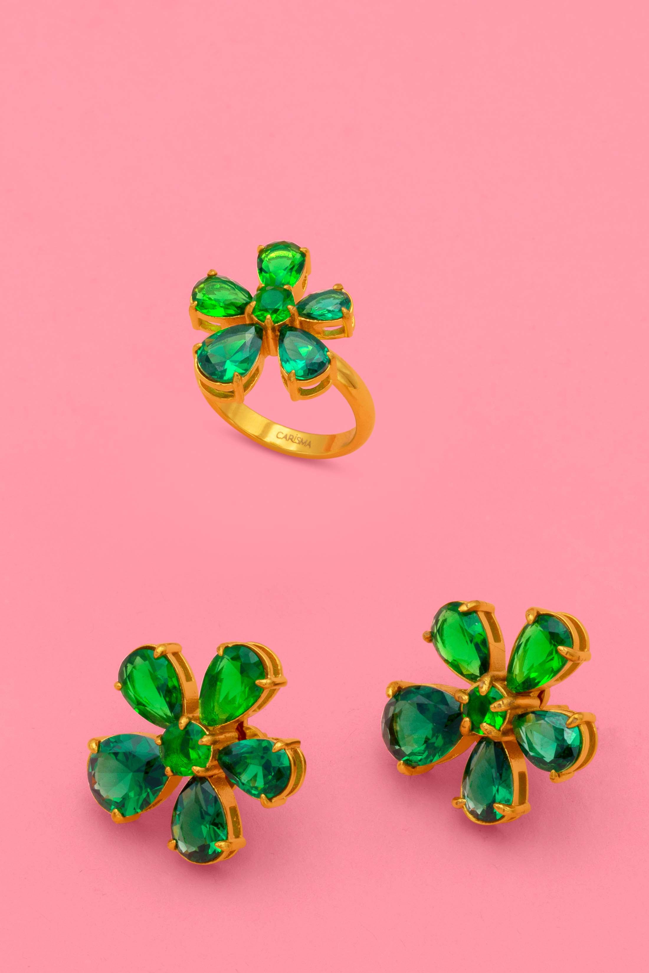 Tengħud Stud Earrings &amp; Ring Gift Set