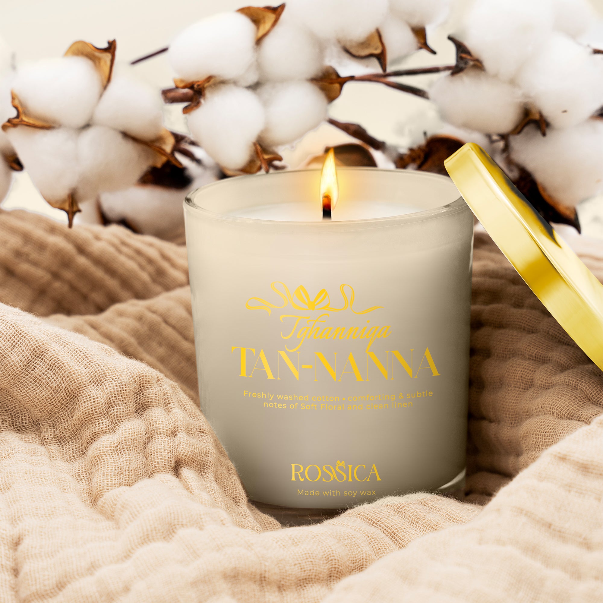 Pearl Linked Engravable Bracelet, Ring &amp; Rossica Candle Gift Set