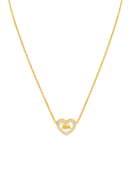 Qalbi ‘Ma’ Mother of Pearl Necklace