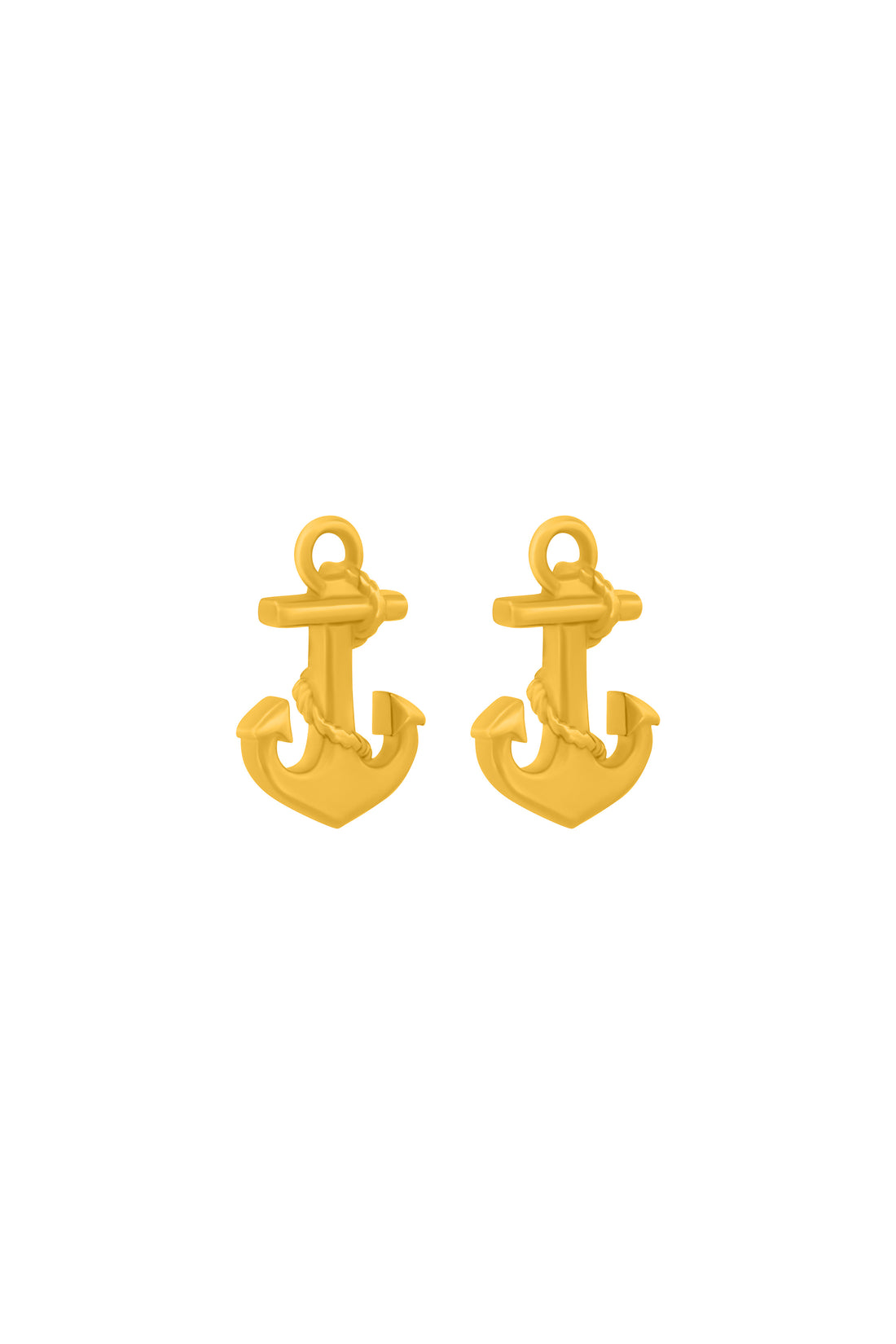 Azure Anchor Stud Earring Set