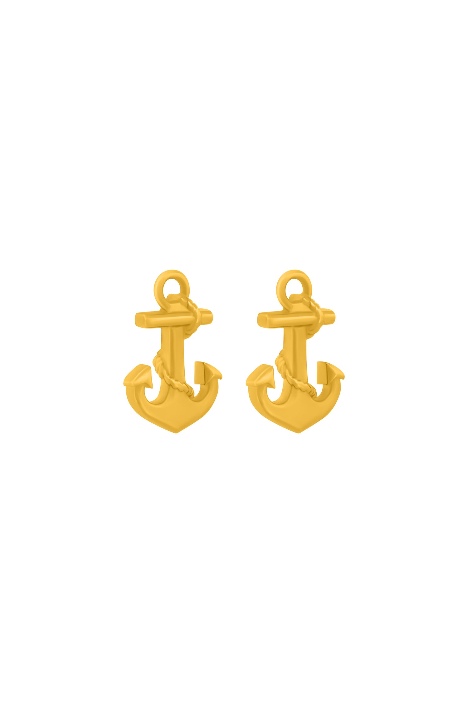 Azure Anchor Stud Earring Set