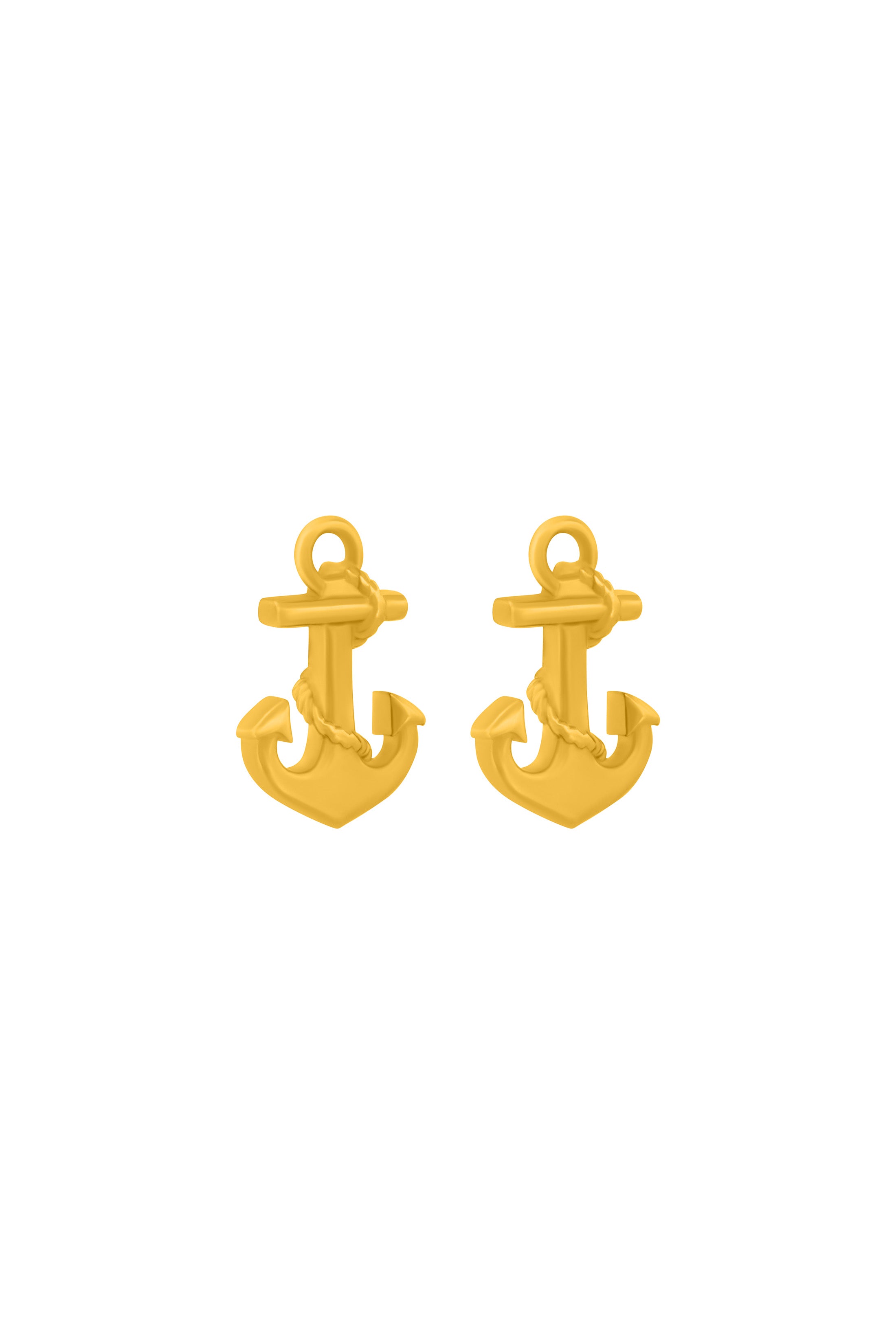 Azure Anchor Stud Earring Set