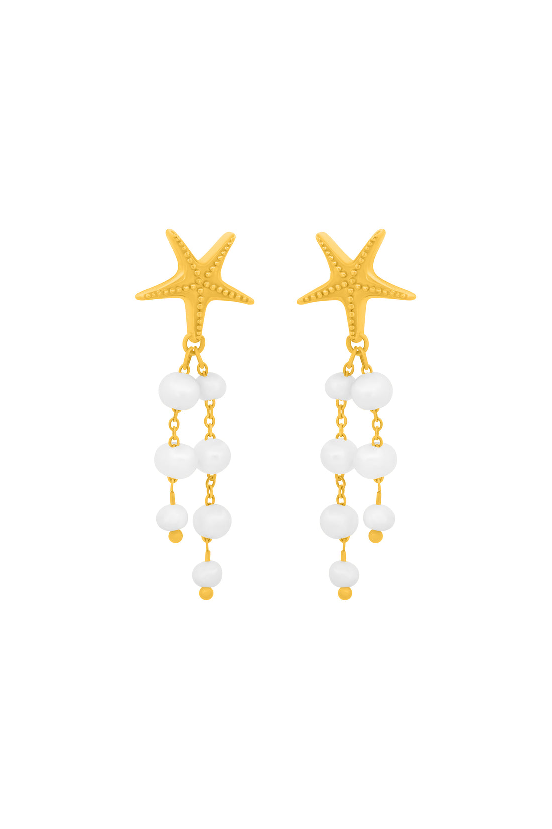 Sea Star Drop Earring Set