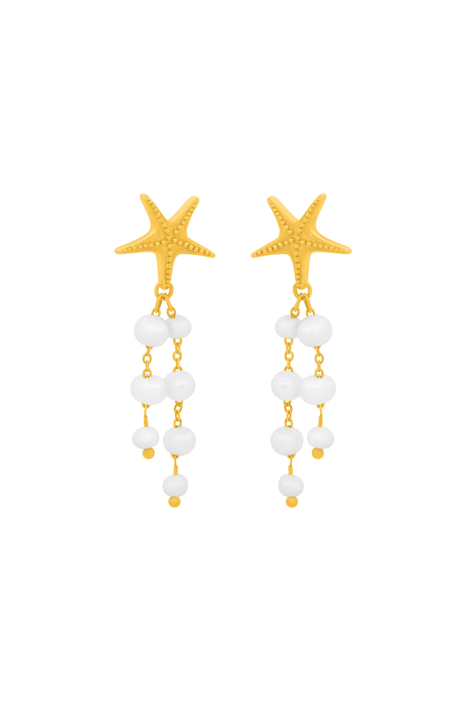 Sea Star Drop Earring Set