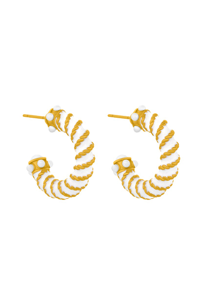 Tied in Tropez Hoop Earring Set