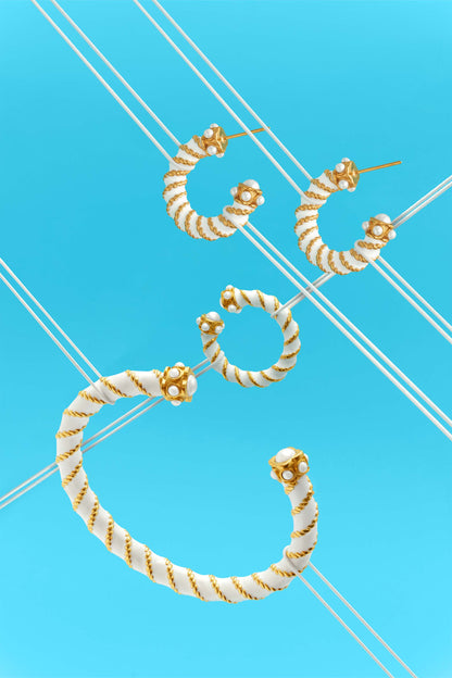 Tied in Tropez Hoop Earring Set
