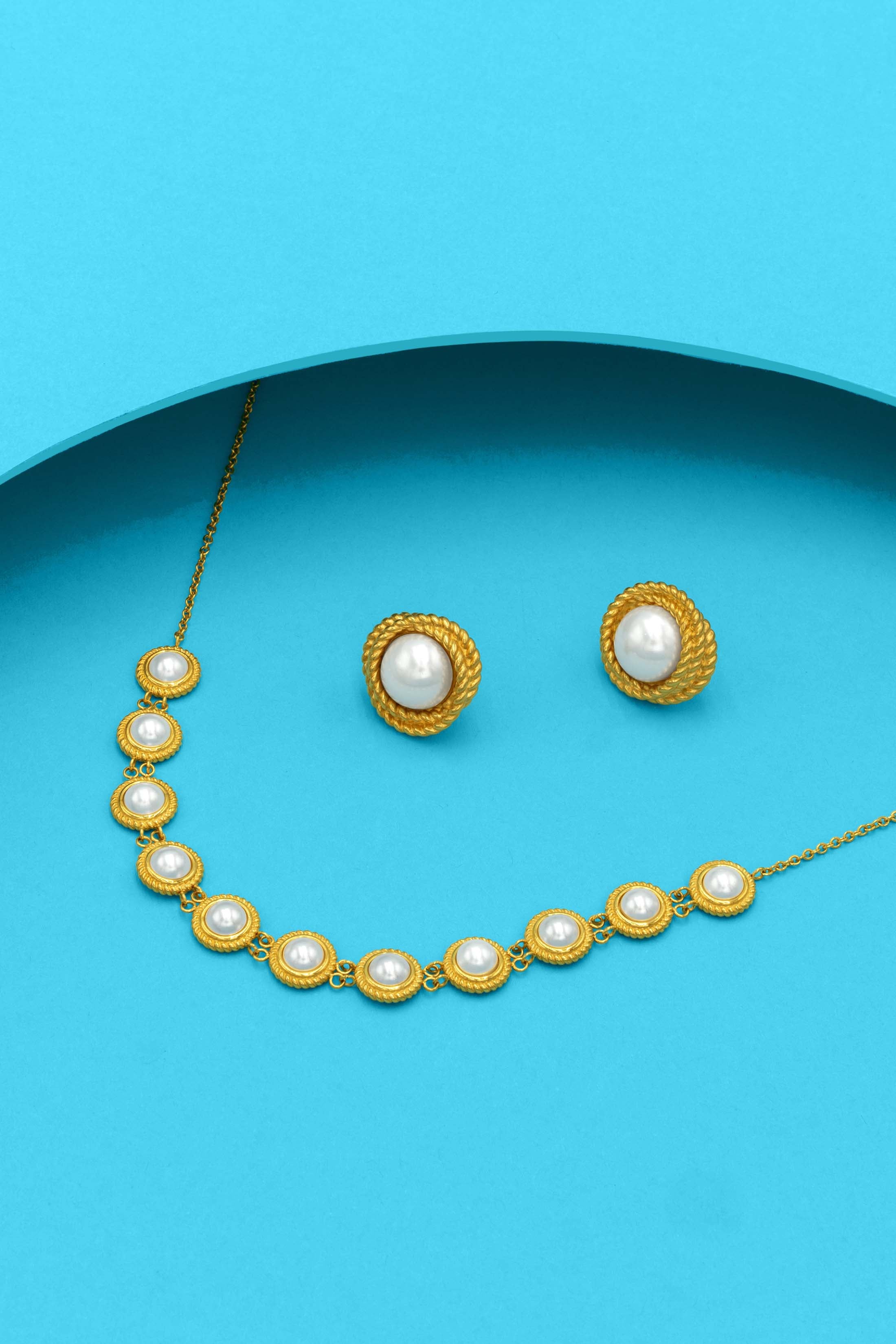 Riviera Knots Stud Earring Set