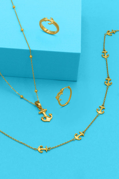 Azure Anchor Pendant