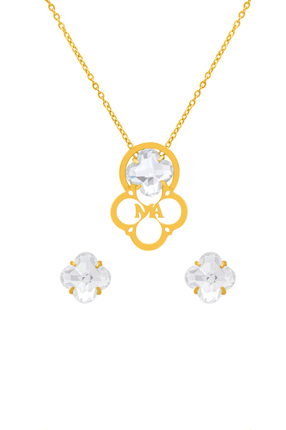 Ma Stackable Pendant Birthstone Gift Set