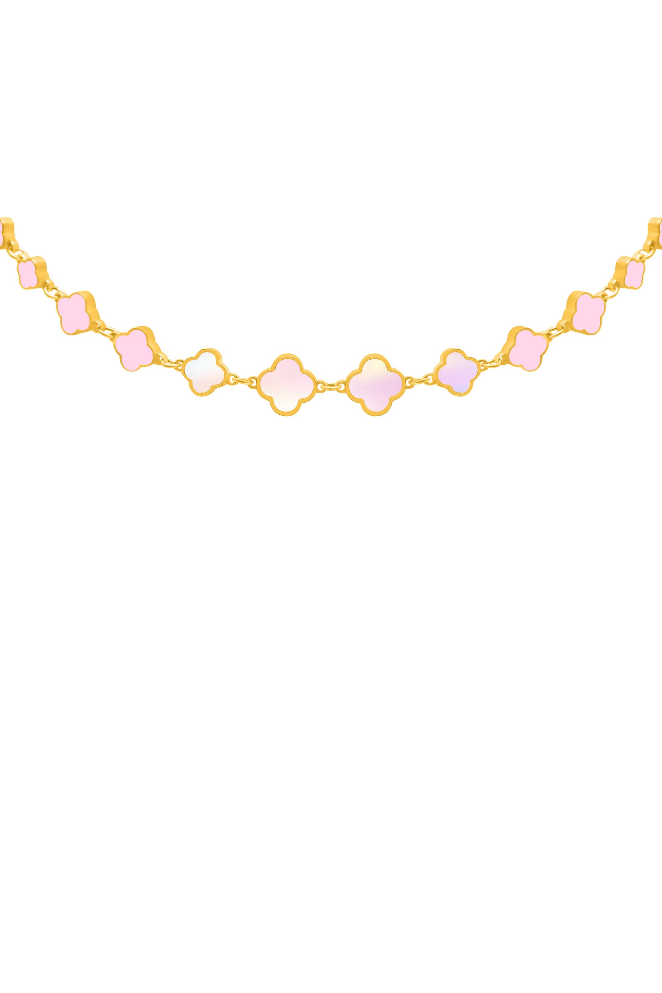 Sofia Pink Choker Necklace
