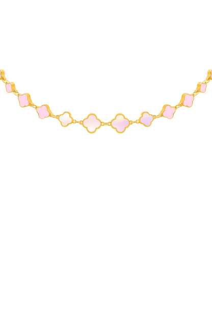 Sofia Pink Choker Necklace