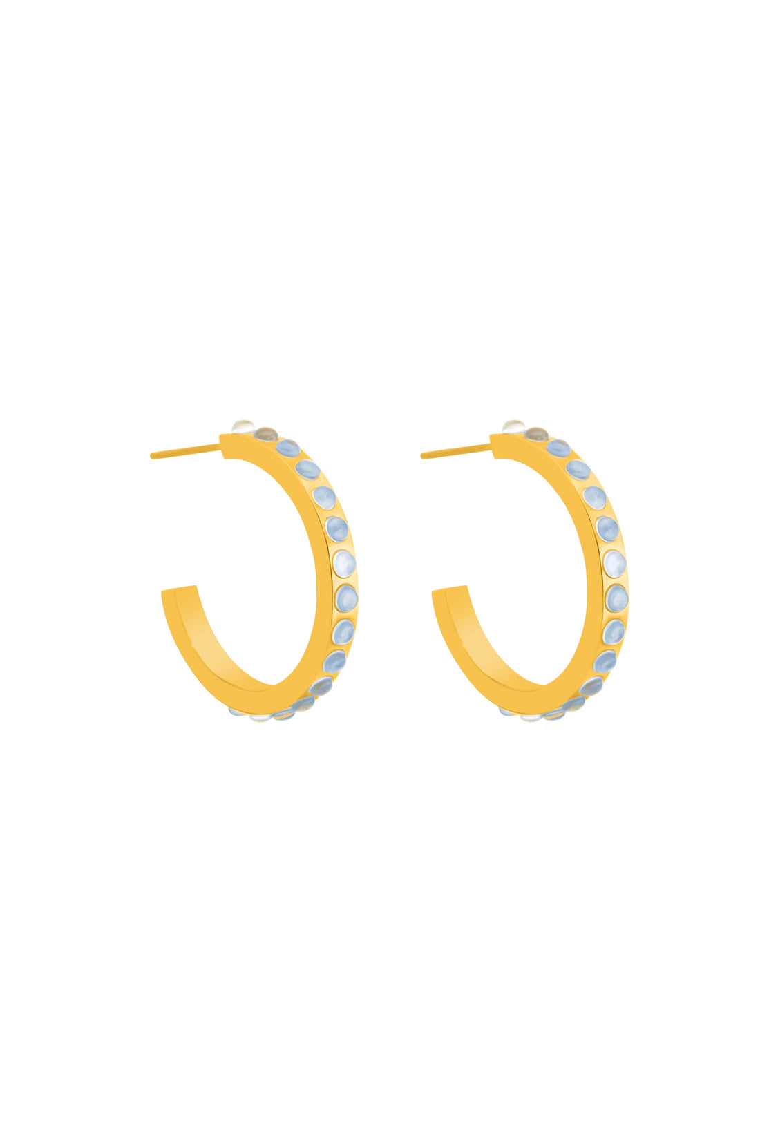 Bleu Horizon Hoop Earring Set