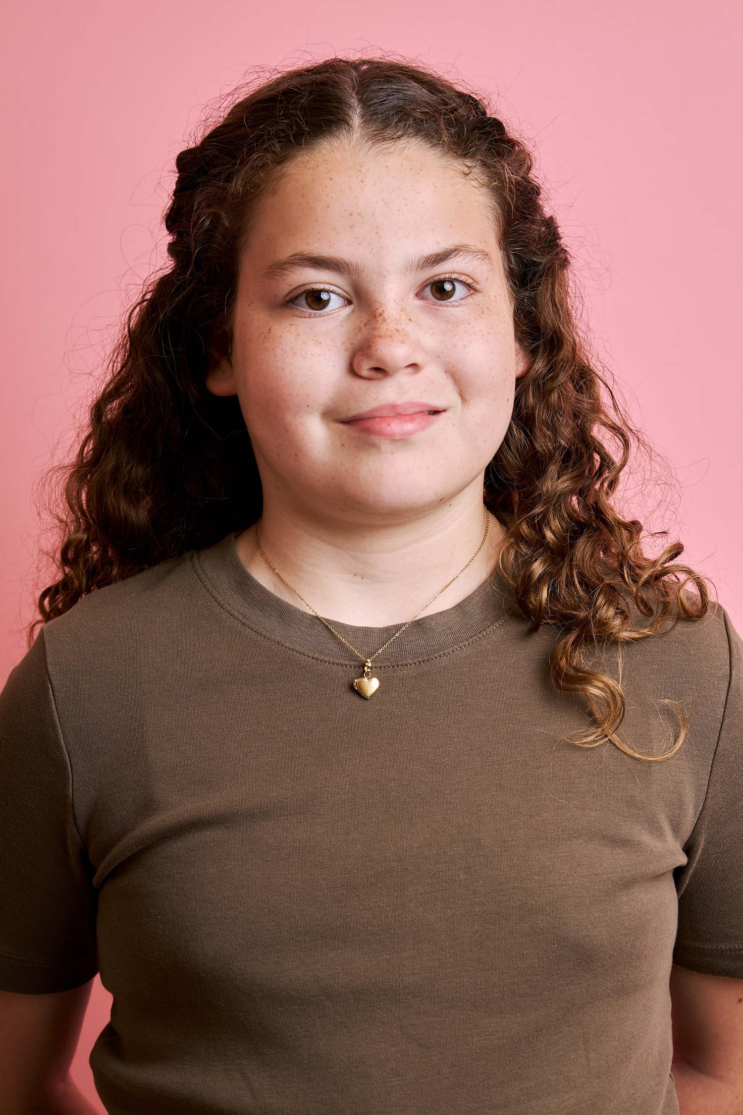 Little Heart Gold Locket Necklace