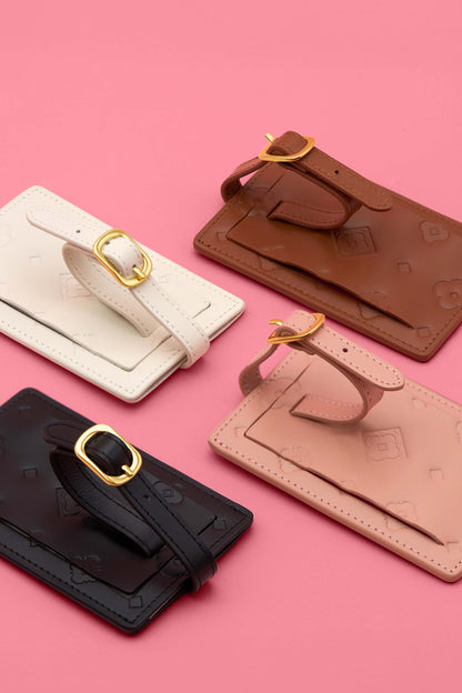 Tan Passport Cover &amp; Luggage Tag