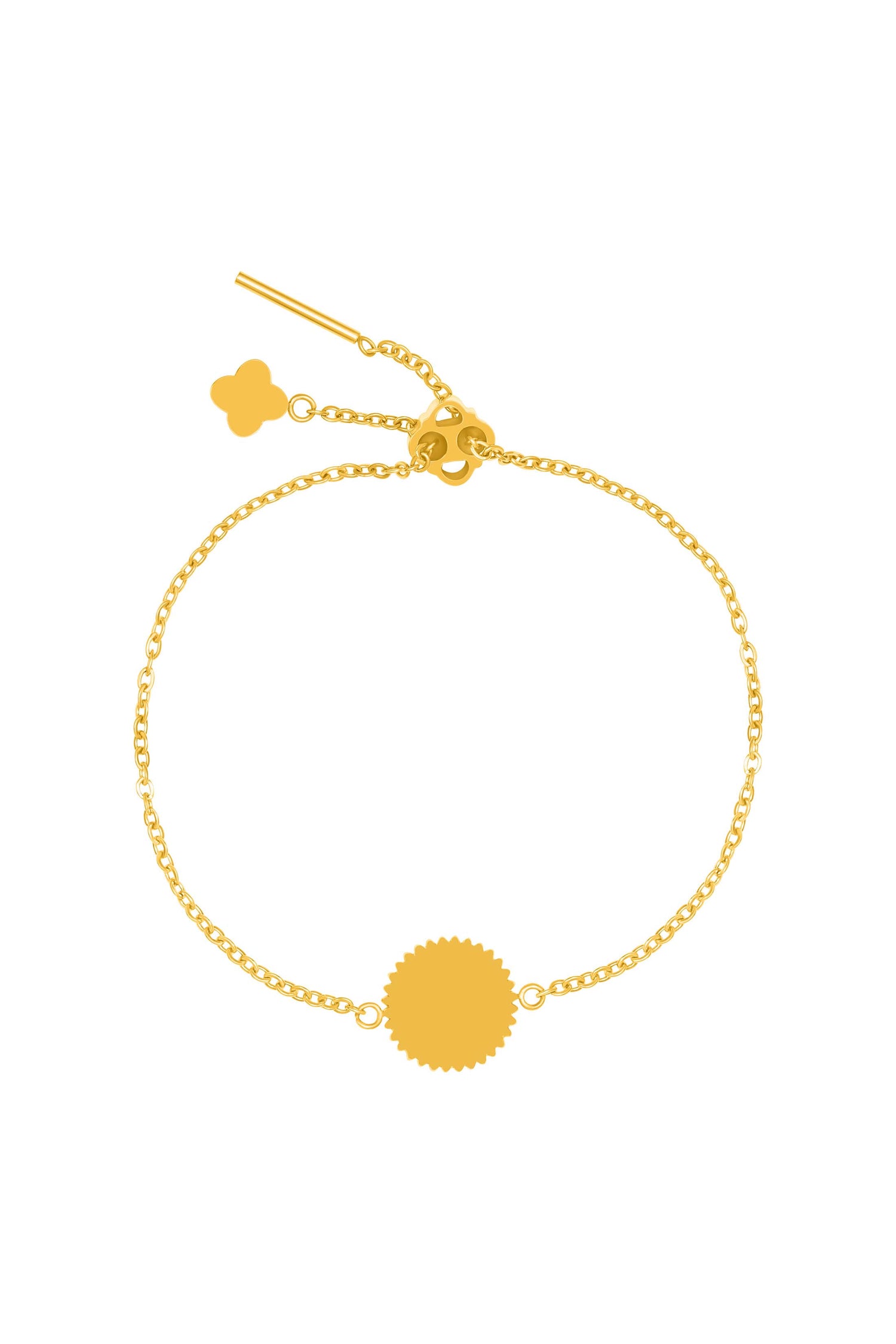 Gerbera Glow Engravable Bracelet