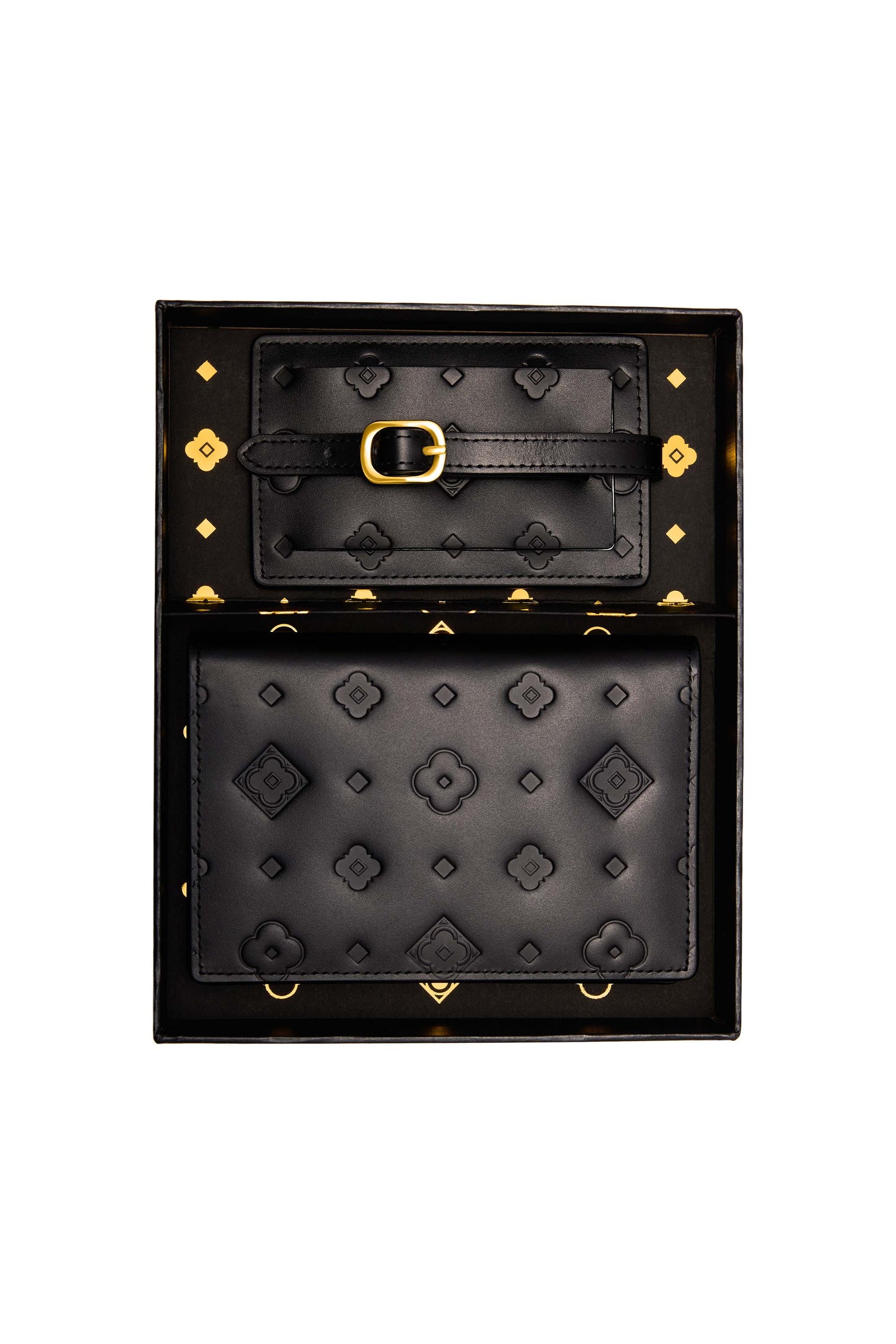 Black Passport Cover &amp; Luggage Tag