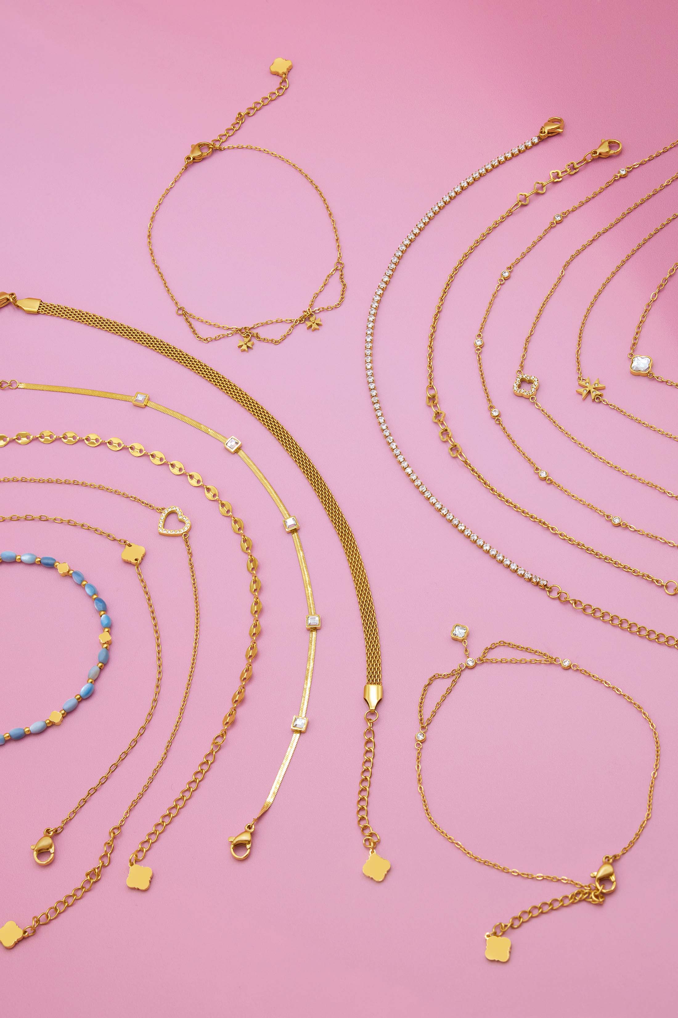 Linked in Carisma Engravable Anklet