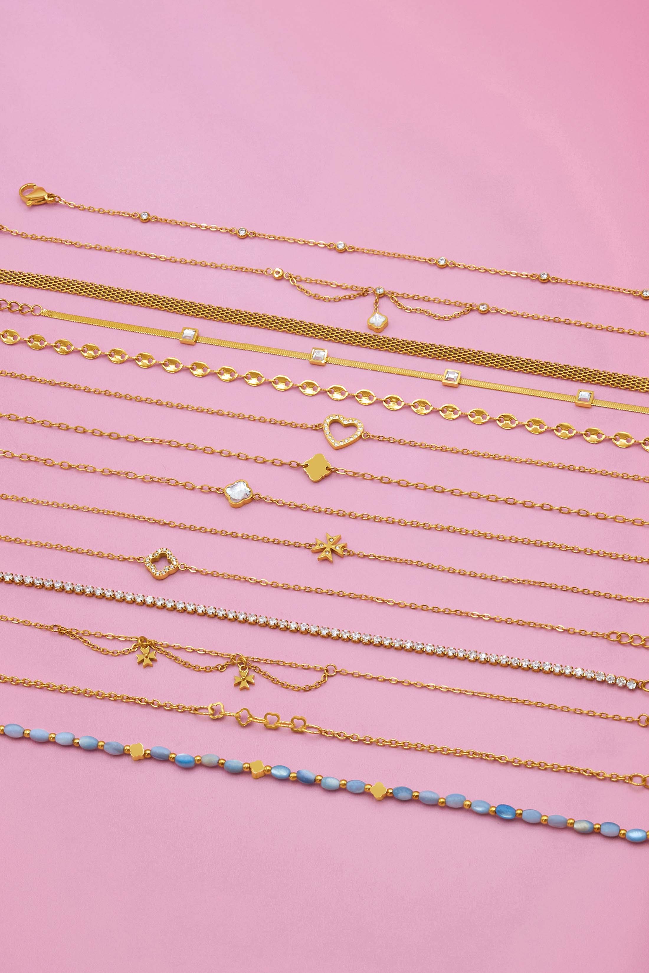 Linked in Carisma Engravable Anklet