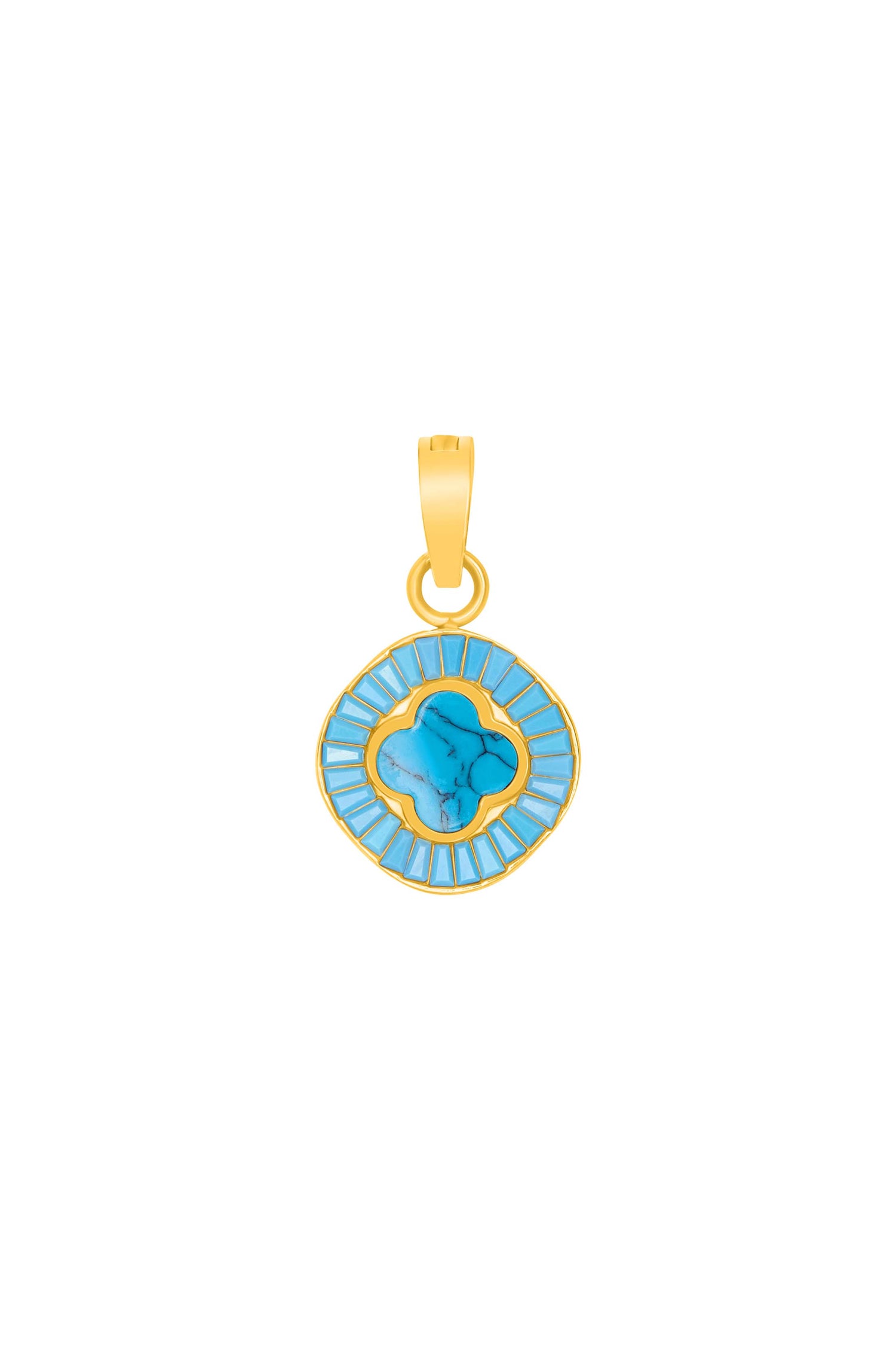 Faniello Turquoise Marble Pendant